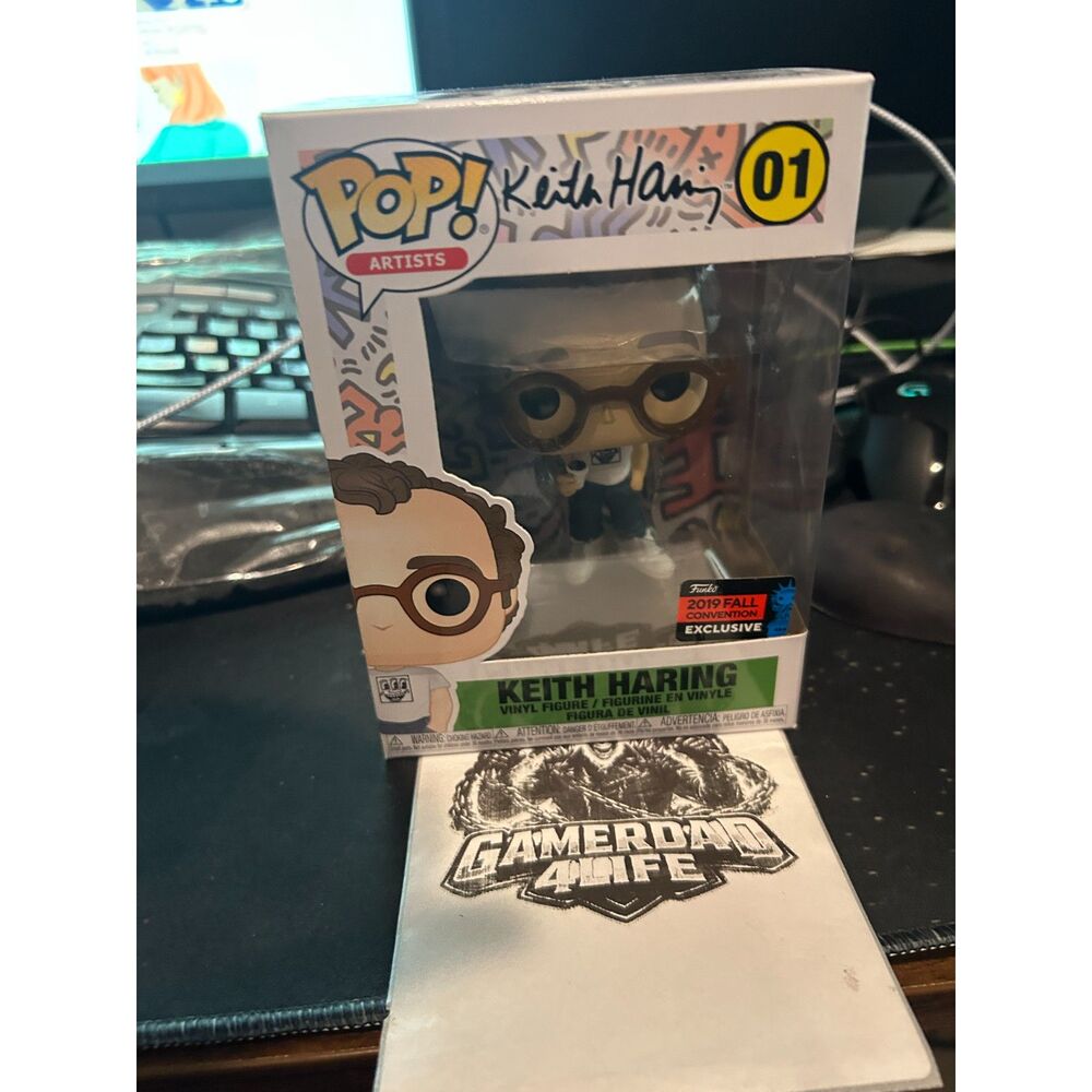 Funko Pop! Keith Haring #01 Pop! Artists 2019 Fall Convention Exclusive Vaulted